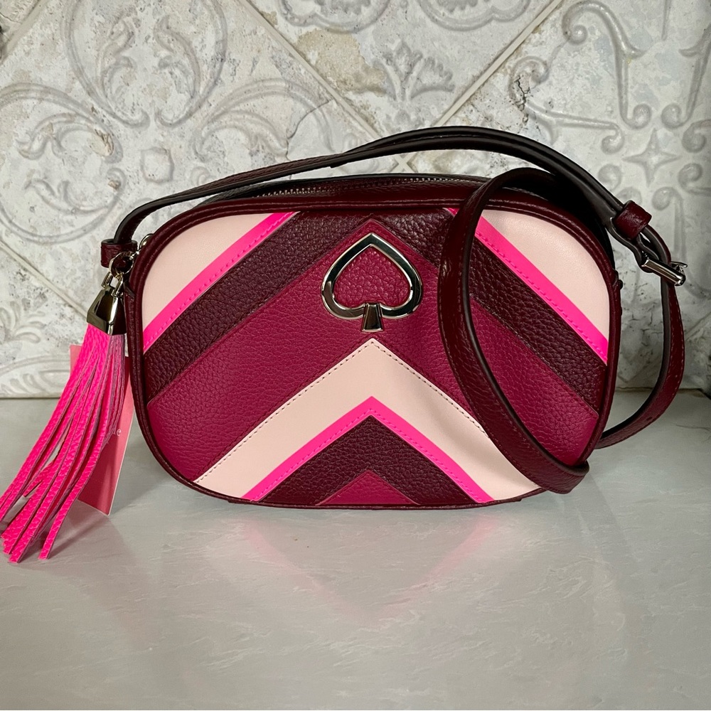 Kate Spade Kourtney Chevron Camer Bag
